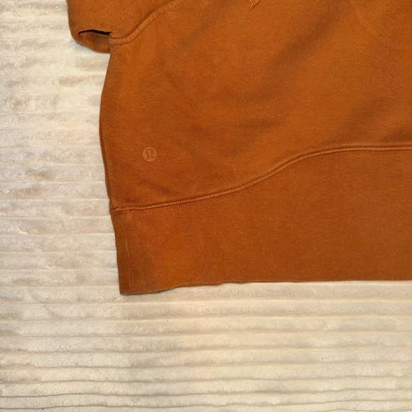 Lululemon Burnt Orange All Yours Cropped Hoodie Size 4 - Picture 2 of 3